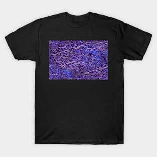 Violet blue marble color fancy T-Shirt